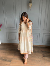 Pure cotton A lined short anarkali suit (Hazel)